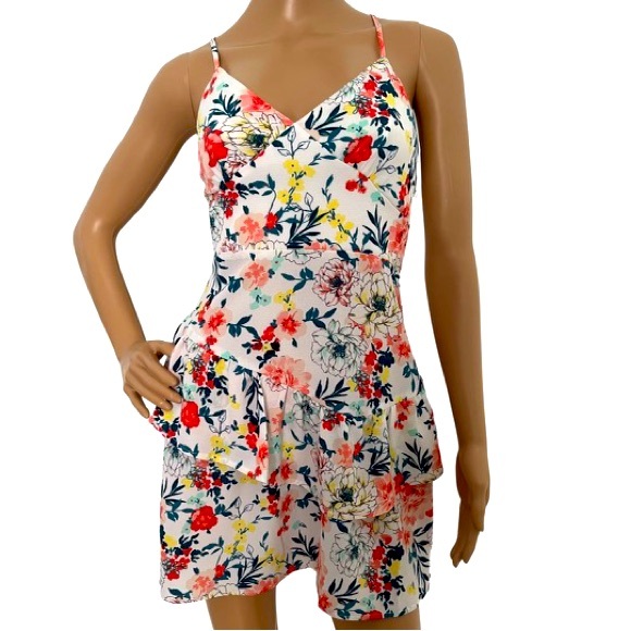City Studio NWT Floral Sundress, size 1 (juniors) - Picture 1 of 7
